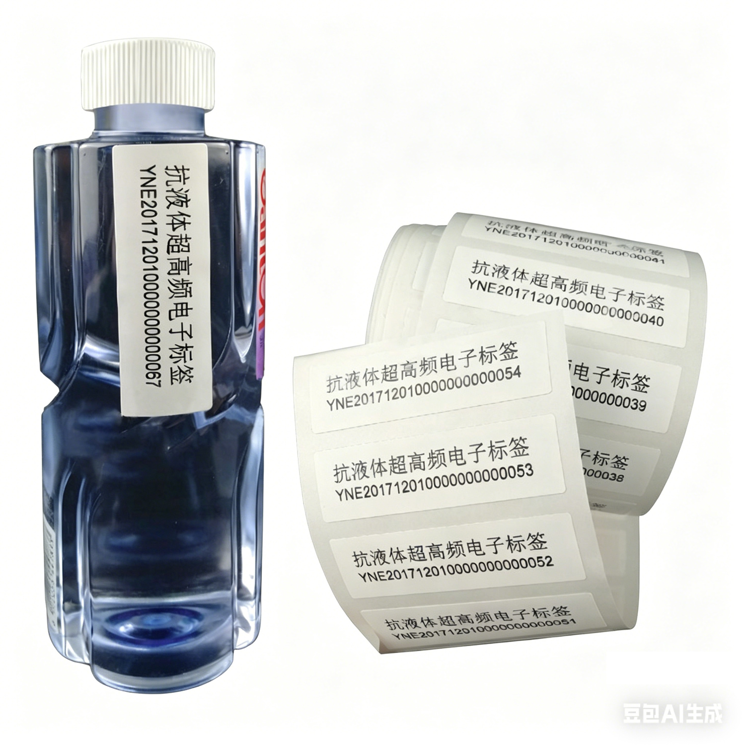 RFID抗液体超高频标签NFC洗涤清洁日化化妆品管理抗液体标签